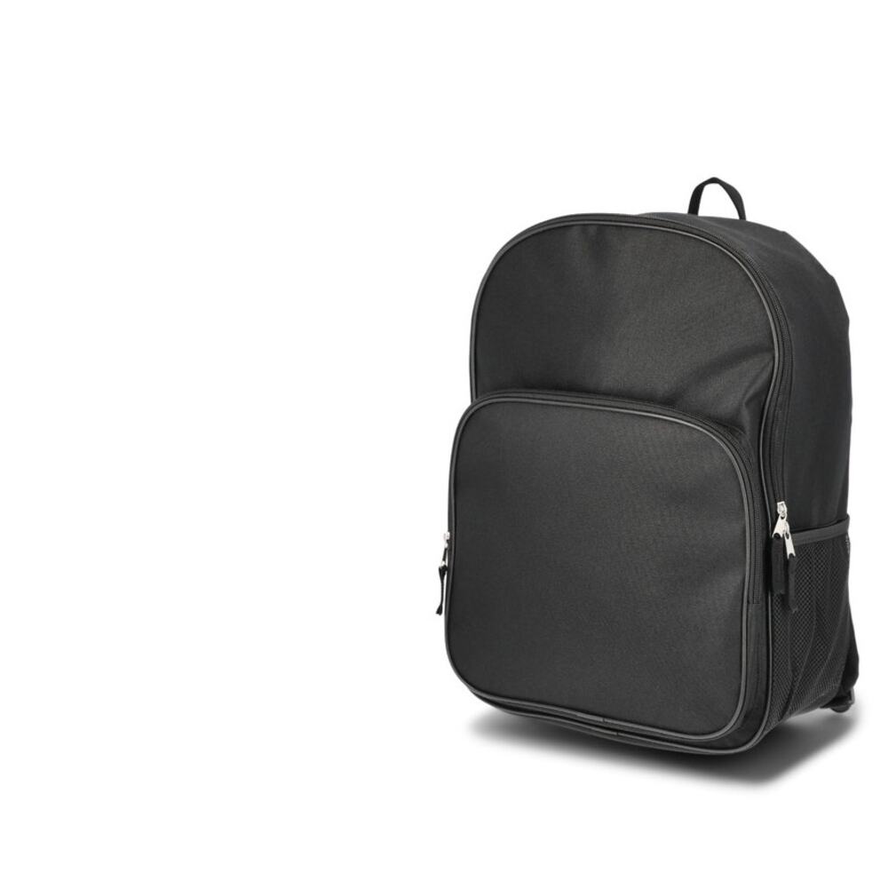 Wonder Nation Kids Unisex 17" Backpack, Solid Black - Picture 4 of 6